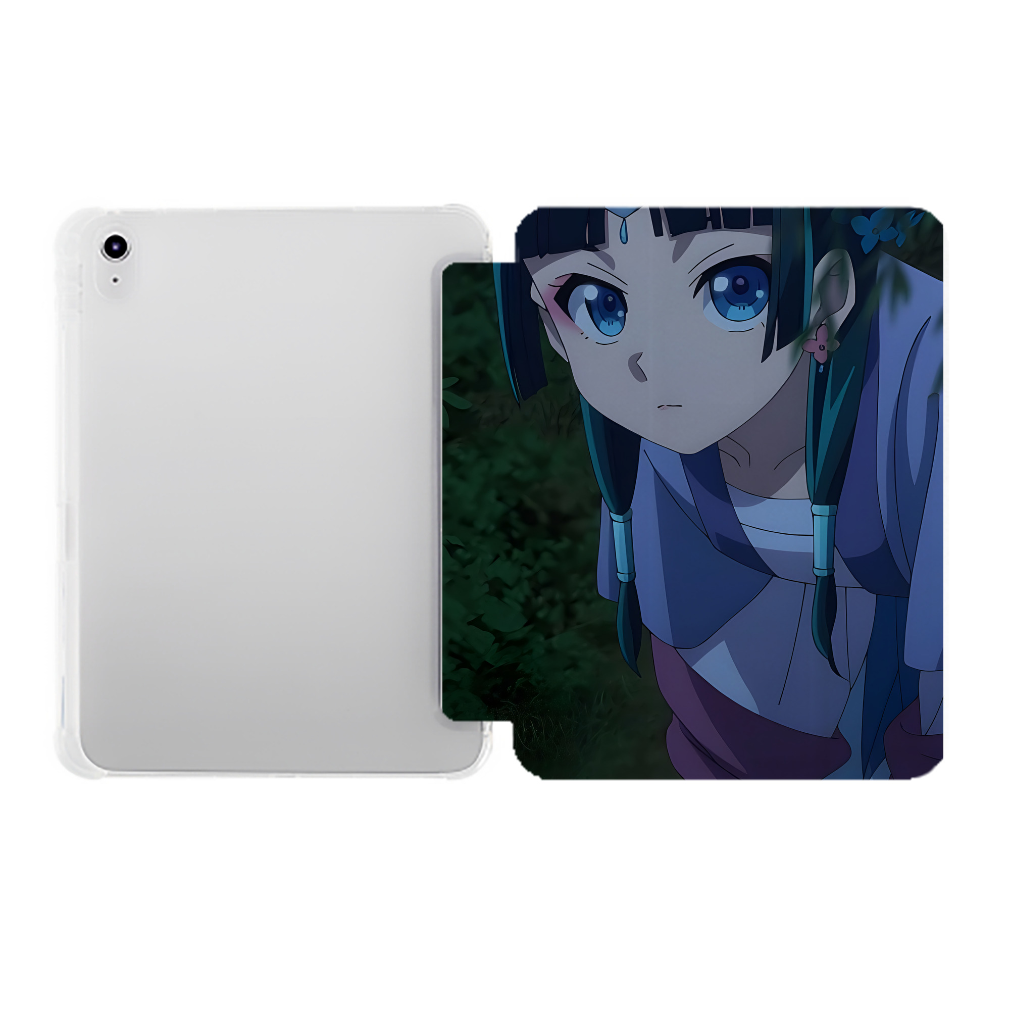 （画像用） 薬屋のひとりごと The Apothecary Diaries IPad ケース ペン収納付き 三つ折りスタンド PUレザー×シリコン 対応機種9.5/10.5/10.9インチ